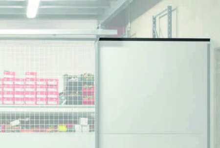 Afwerkprofiel voor bovenzijde industri&euml;le scheidingswand/lengte 3000 mm/U profiel 30x30x1 mm/leverbaar in diverse RAL kleuren