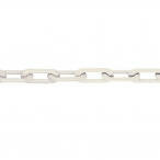 MNK-nylon afzetketting lengte 25 meter/schakeldikte &Oslash; 8 mm/schakelopening 51x15 mm/testlast 340 daN/treklast 530 daN/kleur: wit