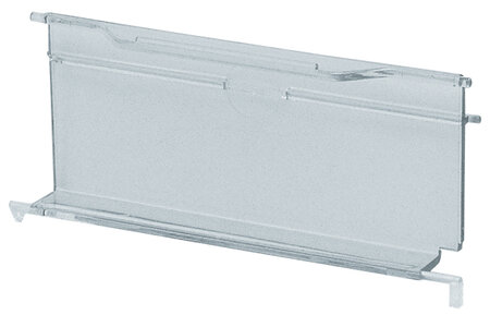 PLK 3a-K -Transparante klep voor magazijnzichtbak PLK 3a - 195x135 mm (bxH)/polycarbonaat/verpakkingseenheid: 25 stuks