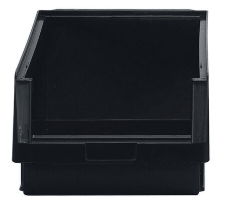 PLKL 1-ESD magazijn zichtbakken - 500/465x315x200 mm/uit elektrisch geleidende polypropyleen/stapelbaar door stapelrand/verpakkingseenheid: 8 stuks