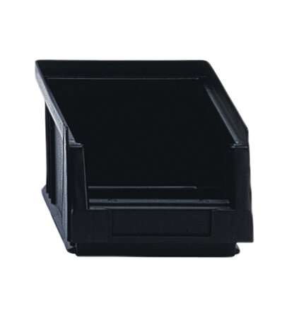 PLKL 4-ESD magazijn zichtbakken - 164/150x105x75 mm/uit elektrisch geleidende polypropyleen/stapelbaar door stapelrand/verpakkingseenheid: 25 stuks