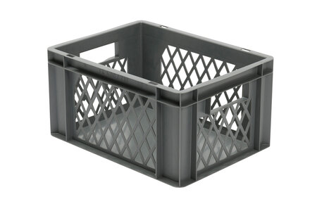 TK 400/210-1 - Euronorm stapelbakken - 400x300x210 mm/afgestemd op EURO-palletmaat 1200x800 mm/doorbroken wanden en gesloten bodem/verpakkingseenheid: 4 stuks