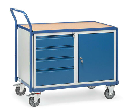 Lichte werkplaatswagen 2635, laadvlak 1000x600mm, Fetra