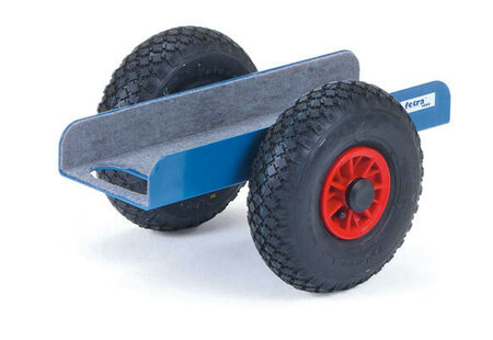 Platenroller 4165, draagvermogen 500 kg, hoogte 250 mm, scheplengte 500 mm, schepbreedte 150 mm, Fetra