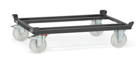 Palletonderwagen polyamide 22881/7016, draagvermogen 1050 kg, laadvlak 1210x810 mm, Fetra