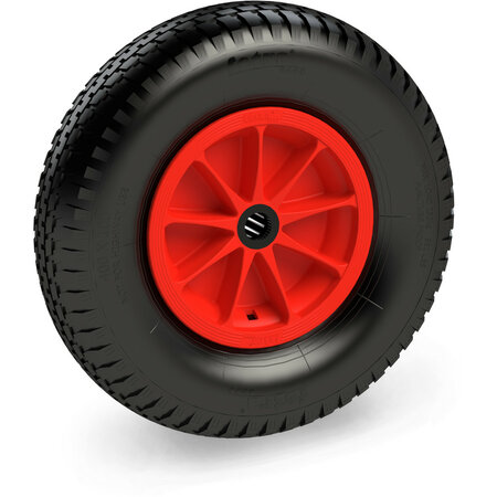 PU-wielen (Polyurethaan) 72621R, draagvermogen 250 kg, wiel &Oslash; x breedte 400x100 mm, Fetra