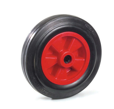 Massief rubber banden 70217, draagvermogen 300 kg, wiel &Oslash; x breedte 260x56 mm, Fetra