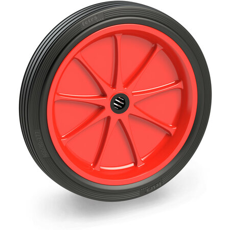 Massief rubber banden 72221R, draagvermogen 420 kg, wiel &Oslash; x breedte 400x74 mm, Fetra