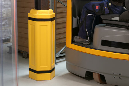 30150-Kolombescherming van polyethyleen/hoogte 1000mm/voor kolommen 150x150 mm/voor binnen- en buitengebruik