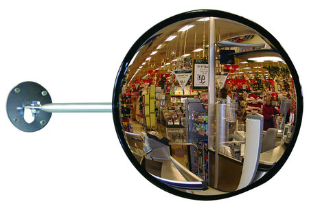 SM 80 - Observatiespiegel SM 80 acryl/rond 80 cm/met verstelbare telescooparm/kijkafstand 15-22 meter