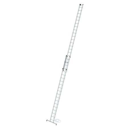 Aluminium 2-delige optrekladder  - met Nivello stabilisatiebalk/werkhoogte 11.4 m/ladderlengte uitgeschoven 10.3 m/ladderlengte ingeschoven 5.86 m/aantal sporten 2x20/breedte ladder 420 mm