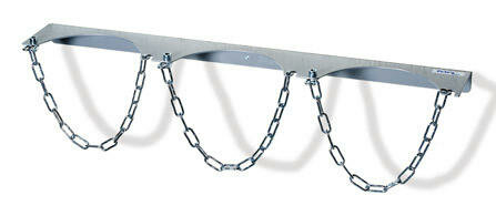 Gasflessen - wandhouder - voor 3 gasflessen &Oslash; 140 mm, Fetra