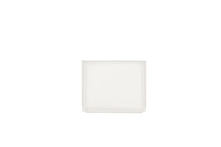 VKB/T 93-Verdeelschot voor VKB magazijnstellingbakken -voor breedte 93 mm/uit polystyrol/transparant/verpakkingseenheid: 25 stuks