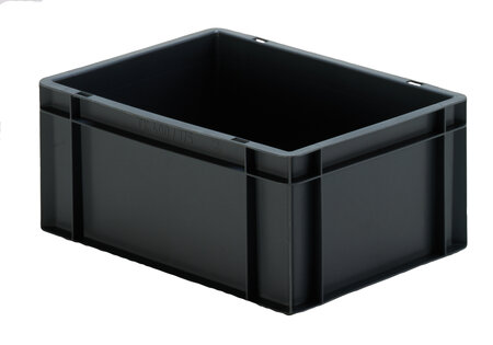 TKL 400/175-0 -ESD euronorm stapelbakken - 400x300x175 mm/uit elektrisch geleidende polypropyleen/verpakkingseenheid: 4 stuks
