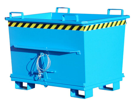 Bodemklepcontainer type BKB 700/merk Bauer S&uuml;dlohn/afmetingen ca. 1040x1200x970 mm (lxbxh)/draagkracht 1500 kg/inhoud ca. 0,70 (m&sup3;)