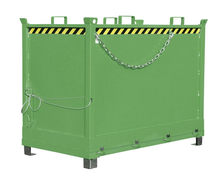 Bodemklepcontainer type FB 2000/merk Bauer S&uuml;dlohn/afmetingen ca. 1040x1845x1445 mm (lxbxh)/draagkracht 1500 kg/inhoud ca. 2,00 (m&sup3;)