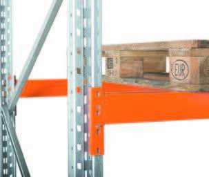 Basisset palletstelling Epsirack - 3000x2700x1100 (hxbxd)/1 veld van 2700 mm/2 liggerniveaus/palletgewicht tot 1.000 kg