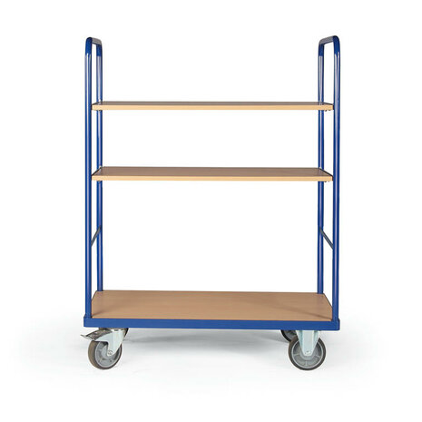 Etagewagen basic 120-1354, met 3 laadvlakken inhangbaar, laadvlak 1000x700 mm, Tauroflex