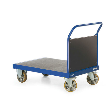 Zwaarlast platformwagen 24-2016, met 1 kopwand van hout, laadvlak 1000x700 mm, Rotauro