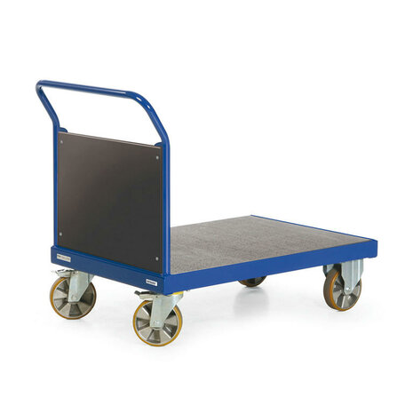 Zwaarlast platformwagen 24-2019, met 1 kopwand van hout, laadvlak 2000x800 mm, Rotauro