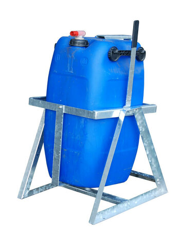 Jerrycan schenkhulp type KAH-60 verzinkt - ca. 520x470x825 mm (lxbxh)/grootte van jerrycan 50/60 liter/constructie van plaatstaal als bouwpakket