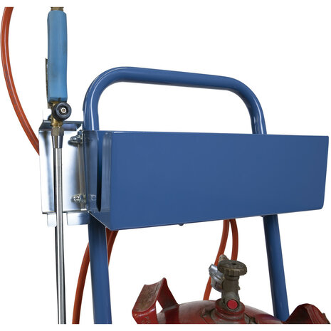 Gasflessensroller 51162, draagvermogen 80 kg, hoogte 970 mm, Fetra