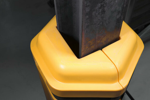 30150-Kolombescherming van polyethyleen/hoogte 1000mm/voor kolommen 150x150 mm/voor binnen- en buitengebruik