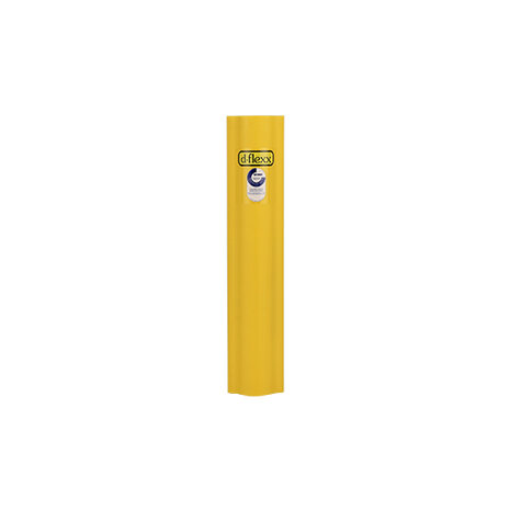 Kunststof stijlbeschermer type DFRG-1-0-600/bevestiging direkt op de stijl/hoogte 600 mm/voor stijlbreedte 75-99 mm/kleur: geel