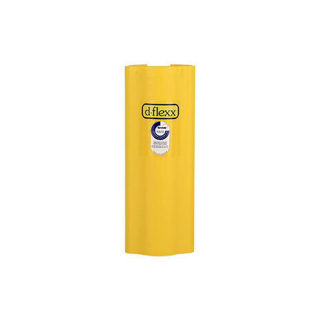 Kunststof stijlbeschermer type DFRG-2-0-400/bevestiging direkt op de stijl/hoogte 400 mm/voor stijlbreedte 100-125 mm/kleur: geel