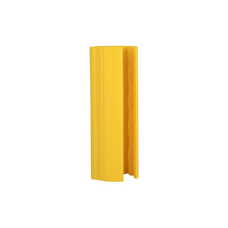 Kunststof stijlbeschermer type DFRG-2-0-400/bevestiging direkt op de stijl/hoogte 400 mm/voor stijlbreedte 100-125 mm/kleur: geel
