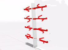 dubbel zijdig - K3000 staanders draagarmstelling - draagarmstellingen dubbel-zijdig-K3000-staanders-draagarmstelling-draagarmstellingen