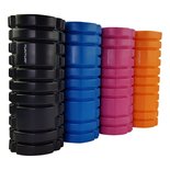 Tunturi Yoga Grid Foam Roller - Foam roller the grid - Foamroller - Fitness Roller - 33cm - Blauw