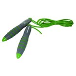 Tunturi Digitaal Sprintouw - Springtouw - Sport springtouw - Fitness springtouw -Met Teller - Grijs/Groen