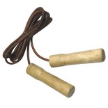 Tunturi Lederen Springtouw - Sport springtouw - Fitness springtouw -