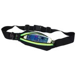 Tunturi Hardloopheuptas - Fitness belt - Runningbelt - Hardloopriem - Hardloopgordel - Hardloopverlichting - Hardloopriem - Hardloop belt - met LED verlichting Groen