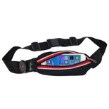 Tunturi Hardloopheuptas - Fitness belt - Runningbelt - Hardloopriem - Hardloopgordel - Hardloopverlichting - Hardloopriem - Hardloop belt - met LED verlichting Rood