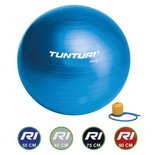 Tunturi Fitnessbal - Gymball - Swiss ball - Ø 55 cm - Inclusief pomp - Blauw
