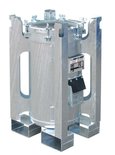 Speciaal-afvalcontainer type ASF/P 100-2 - ca. 540x440x925 mm (lxbxh)/inhoud 88 liter/max. totaalgewicht 231 kg/voor vloeibare, vaste en pasteuze stoffen