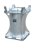Schadelijke stoffen container type SC 240 - ca. 800x800x1095 mm (lxbxh)/inhoud 240 liter/3-voudig stapelbaar/max. totaalgewicht 534 kg/voor vloeibare, vaste en pasteuze stoffen