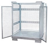 Laadhulp type LAB - binnenmaten 930x1036x1360 mm (lxbxh)/buitenmaten 1200x1000x1600 mm (lxbxh)/oplast 4000 kg/speciaal voor het vervoer van vaten
