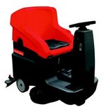 Industriële batterij aangedreven opzit schrobmachine POWERCRUB R70D/schrob-zuigbreedte 70-95 cm/batterij aandrijving (24V)/inhoud watertanks 170 liter