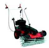Professionele benzinemotor aangedreven veegmachine Frontsweep 85 VARIO/veegbreedte 80 cm/luchtbanden/links-rechts verstelbare borstel