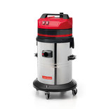 Professionele stof-waterzuiger Aquavac 60.2 (RVS)/met vlottersysteem en fijnstoffilter/geluidsniveau 64 dBa/inhoud 63 liter/RVS reservoir.