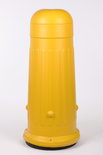 Verplaatsbare poller 20030/hoogte 1300mm/geel/bodemplaat van zwart recycling materiaal/voor binnen-en buitengebruik