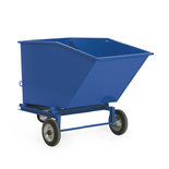 Kiepcontainer verrijdbaar type 18-1000 - ca. 1140x815x933 mm (lxbxh), inhoud 250 liter, Rotauro