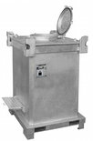 Duo-container type DC 1000 - ca. 1200x1000x1543 mm (lxbxh)/inhoud 1000 liter/3-voudig stapelbaar/max. totaalgewicht 2230 kg/voor vloeibare stoffen