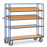 Etagewagen met verstelbare etages 4396, laadvlak 1650x610mm, Fetra