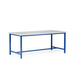 Werktafel basismodel 52-7100-12, afmetingen 2000x1000 mm, tafelblad 25 mm met melaminaat, Taurotec