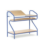 Lessenaar stationair extra breed 17-1016, afmetingen 1200x1052x639 mm (hxbxd), Taurodesk