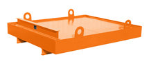 Container-opvangbak type CW 1 gelakt - ca. 2300x2030x560 mm (lxbxh)/opvangvolume 1010 liter/oppervlaktebelasting 20000 kg/opneembaar met vorkheftruck/met kraanogen voor kraangebruik